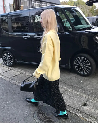 Round neck daily knit