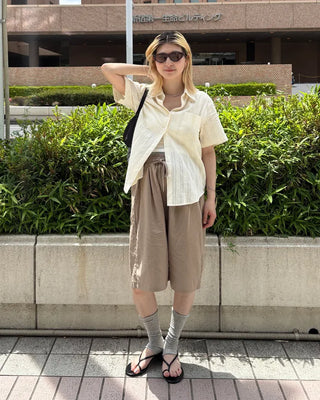 Cut-off open heel three-quarter socks