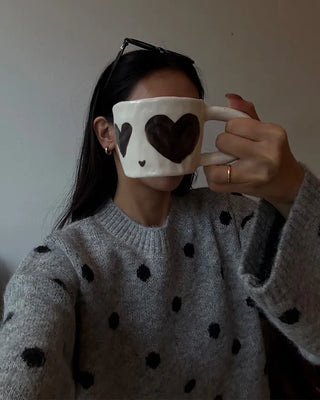 Polka Dot Round Knit
