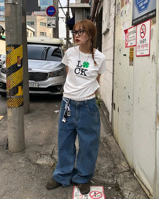 (ORIGINAL) Lucky Glow Clover T-Shirt