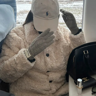 Soft fur jacket