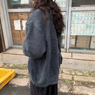 Angora oversized cardigan