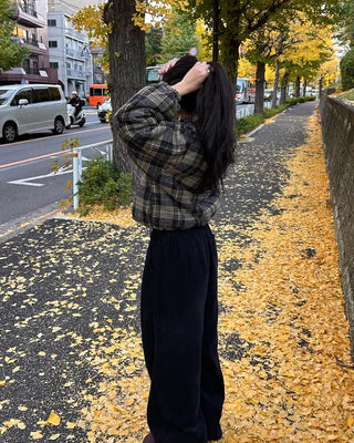 Reversible Stitch Check Jumper