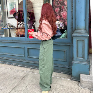 Cropped rider jacket
