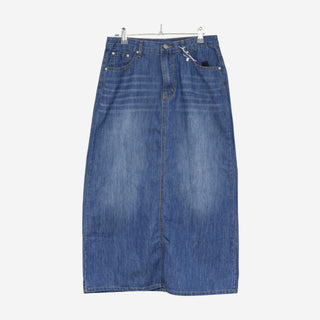 [3 colors] Humo Hudel Denim Long Skirt