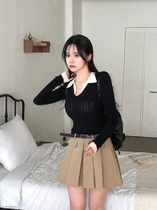 Two-tone knit