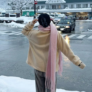 Pastel long scarf