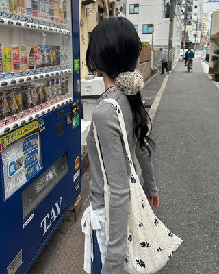 Sheer Dot Scrunchie
