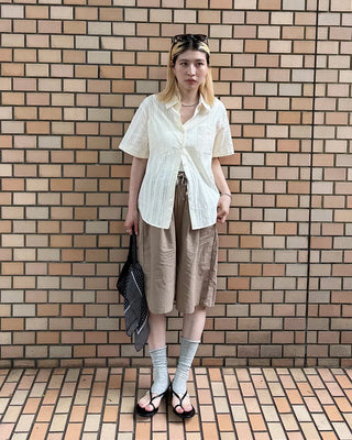 Cut-off open heel three-quarter socks