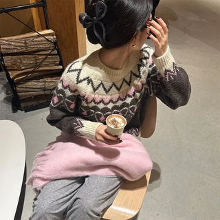 Heart Nordic Knit