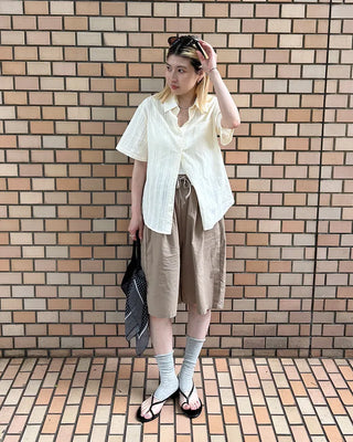 Cut-off open heel three-quarter socks
