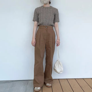olani twist half sleeve knit