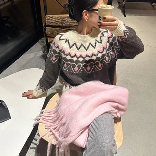 Pastel long scarf