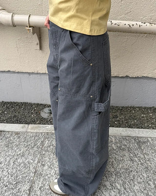 Wide Caper Cotton Pants
