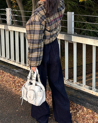 Reversible Stitch Check Jumper