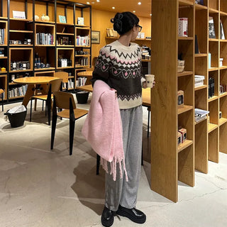 Heart Nordic Knit