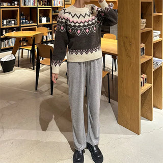 Heart Nordic Knit