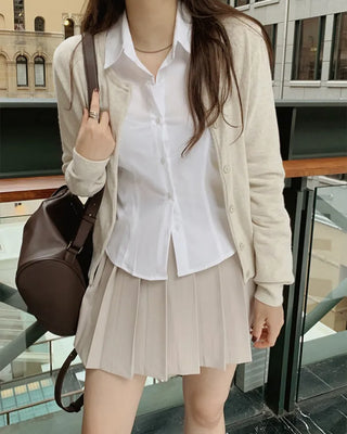 Cashmere Round Cardigan