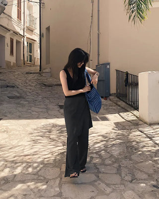 #LENTO. Our Stripe Terry Bag