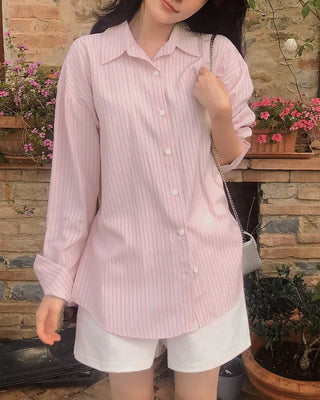 Classic striped border shirt