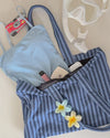 #LENTO. Our Stripe Terry Bag