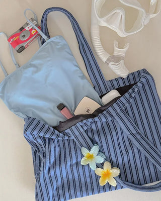 #LENTO. Our Stripe Terry Bag
