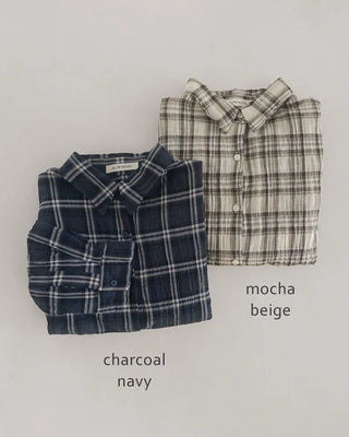 Summer Check Wrinkle Shirt