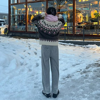 Heart Nordic Knit
