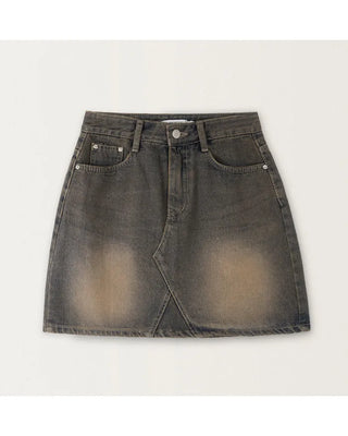 Vintage Wash Denim Skirt