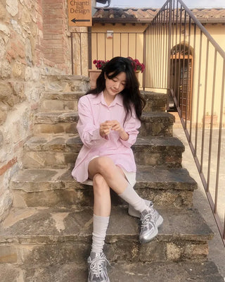Classic striped border shirt