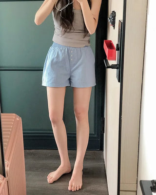 French stripe border shorts