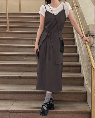 Layered bustier dress