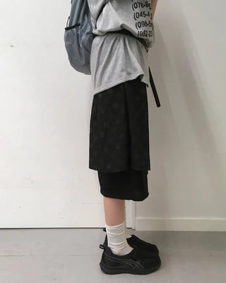 Polka Dot Wrap Skirt