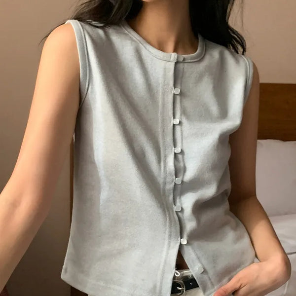 Layered bustier top sleeveless