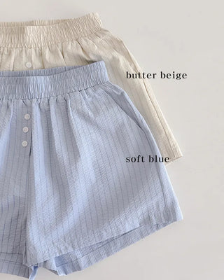French stripe border shorts