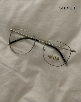 Vintage Simple Silver Glasses