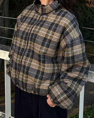 Reversible Stitch Check Jumper