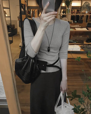 5/8 length clean T-shirt