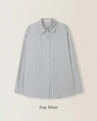 Loose-fit striped shirt
