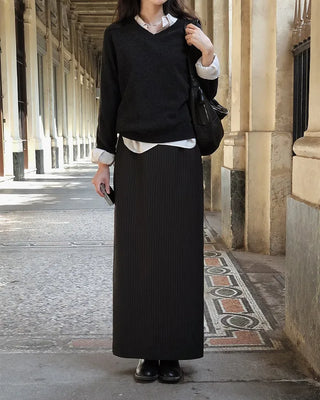 (100% cashmere) 2 types of cashmere knit