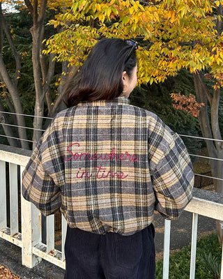 Reversible Stitch Check Jumper
