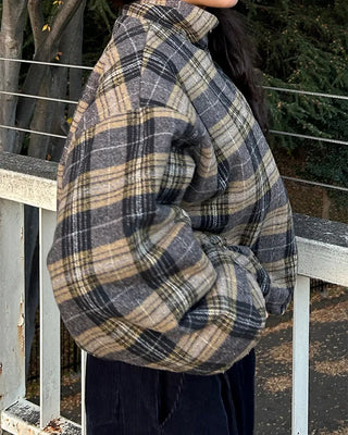 Reversible Stitch Check Jumper
