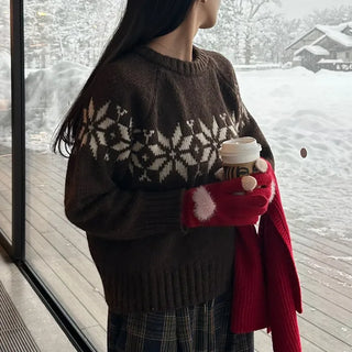 Knitted long scarf