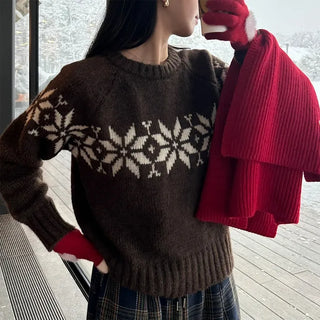Knitted long scarf