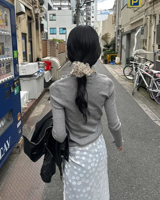Sheer Dot Scrunchie