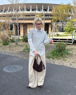 Round Hem Seersucker Check Shirt