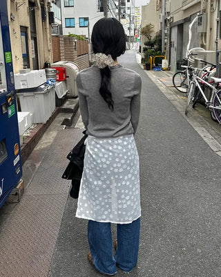 Sheer Dot Scrunchie