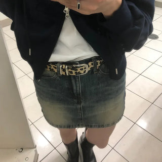 Leopard belt