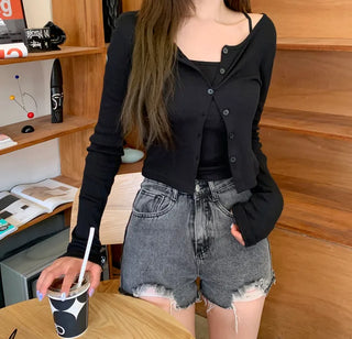 Vintage distressed shorts