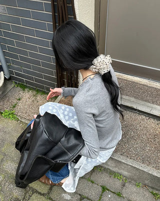 Sheer Dot Scrunchie